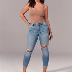 Abercrombie and Fitch High Rise Skinny Jeans